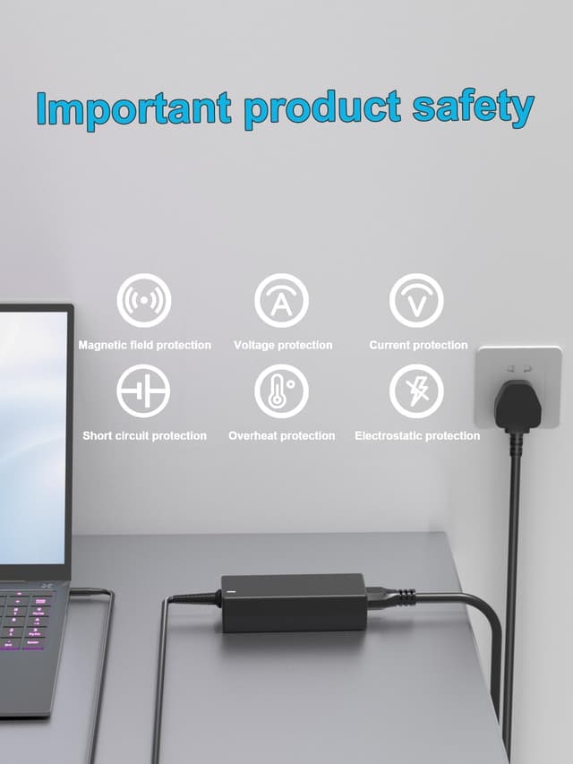 Thumbnail 5 de Dell 65W AC charger for Latitude and Inspiron laptops