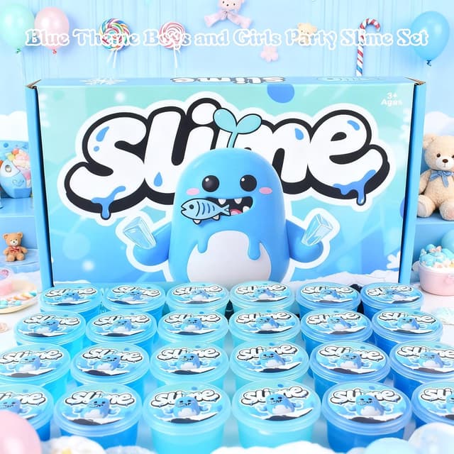 Thumbnail 4 de Blue Slimes 24 Pack