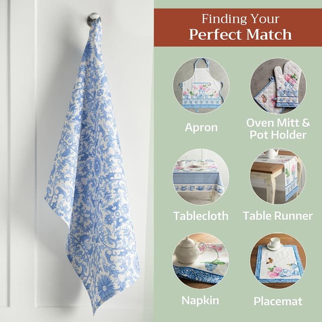 Thumbnail 4 de Maison d' Hermine Kitchen Towels 27.5" cotton set of 3