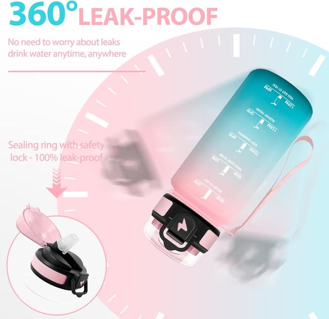 Detalle de Borraccia 500 ml Mulbijeo con cannuccia