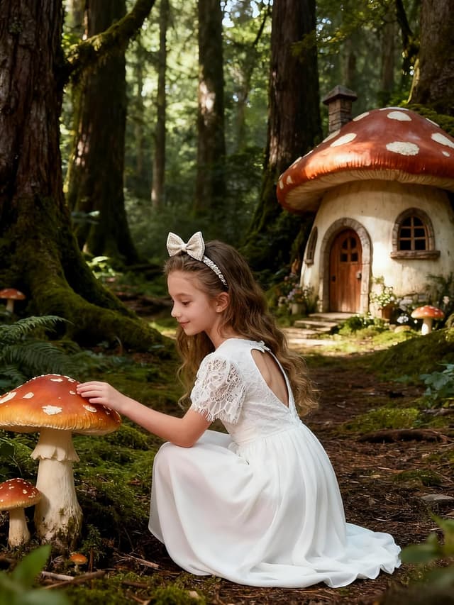 Thumbnail 6 de Aibaowedding Mädchen Vintage Chiffon Kleid Hochzeitsfeier