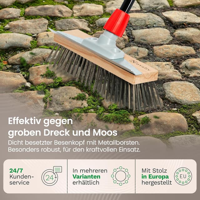 Thumbnail 6 de Novaliv Drahtbesen mit Stiel 30 cm