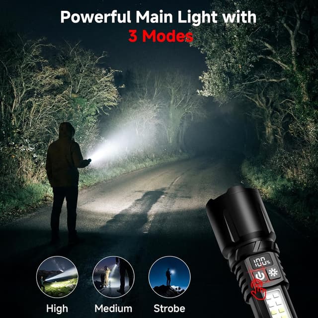 Detalle de Shadowhawk 2 Pack LED Torch, 2200LM