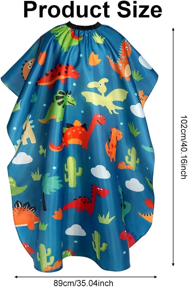 Detalle 2 de AYBUY Capa de peluquería niños Dinosaurio