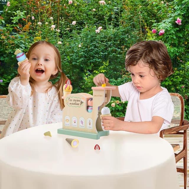 Thumbnail 6 de Smartwo Eismaschine Spielzeug-Set (12-teilig) für Kinder ab 3 Jahren – Zubehör für Kinderküche und Eisdiele