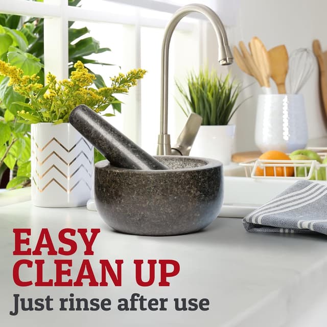 Thumbnail 3 de Priority Chef Heavy Duty Mortar and Pestle 1.5 Cup 🥣