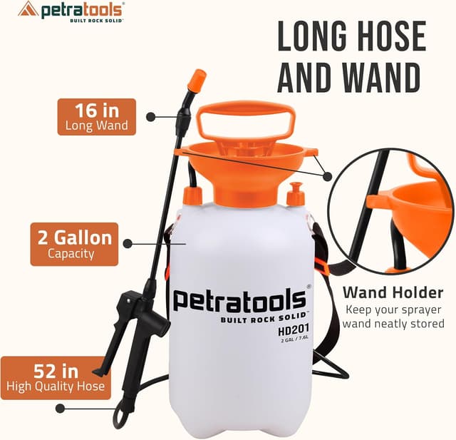 Detalle 1 de Petra HD201 2 Gallon pump sprayer for weeds