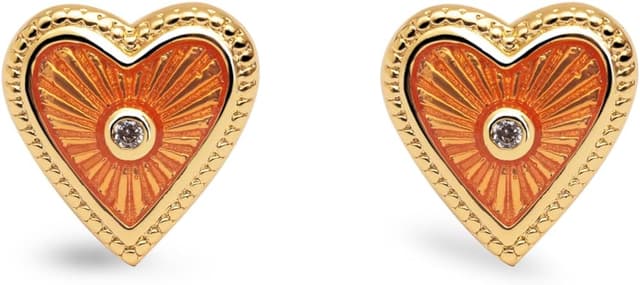 Detalle de SINGULARU My Heart pendientes 1,1 mm ❤