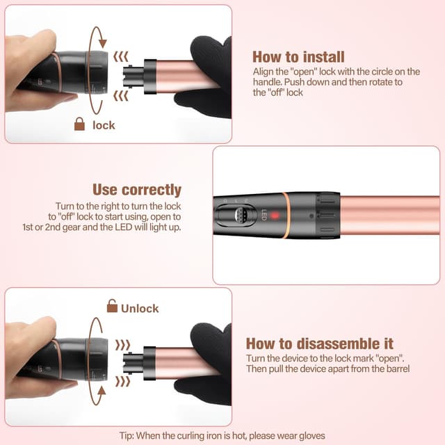 Thumbnail 4 de BESTOPE PRO Rizador 5 en 1 rizos grandes