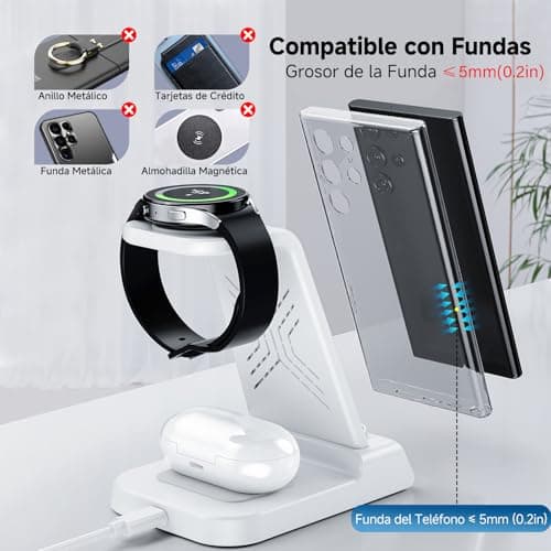 Thumbnail 4 de Samsung S25 Ultra Cargador Inalámbrico 3 en 1 ⚡