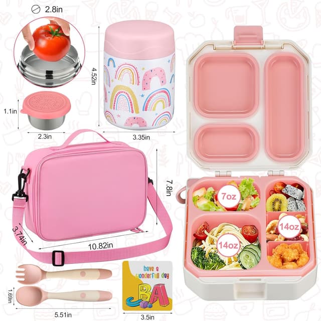 Thumbnail 5 de wiwens Bento Lunch Box 12oz 🍱