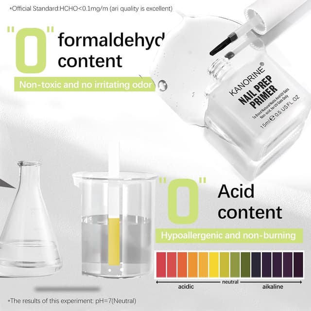 Thumbnail 6 de Kanorine Natural Nail Prep : set déshydratant sans acide + apprêt (primer) pour vernis semi-permanent, gel et acrylique