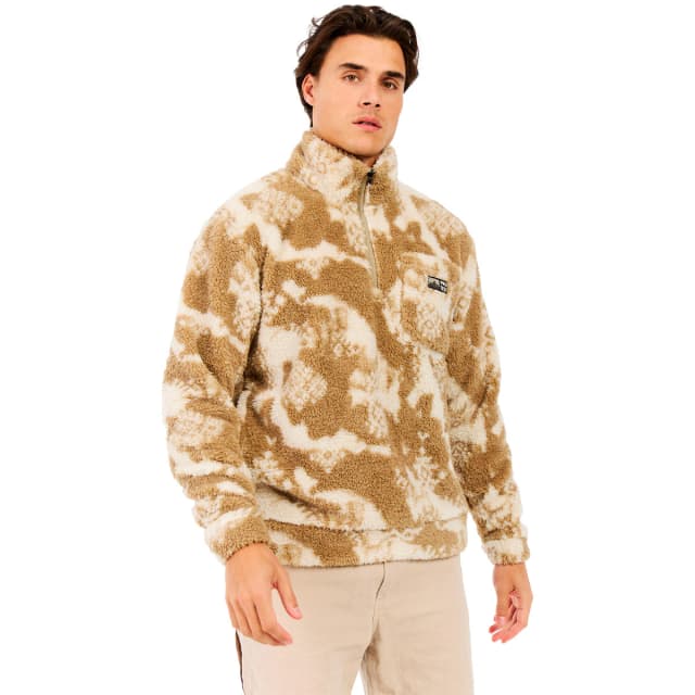 Detalle de Protest Forro polar de hombre Kinsley con cremallera 1/4