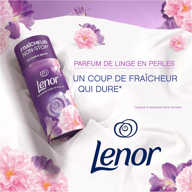 Detalle 2 de Lenor Parfum de Linge en Perles, 16 lavages, fraîcheur jusqu'à 12 semaines ⚙