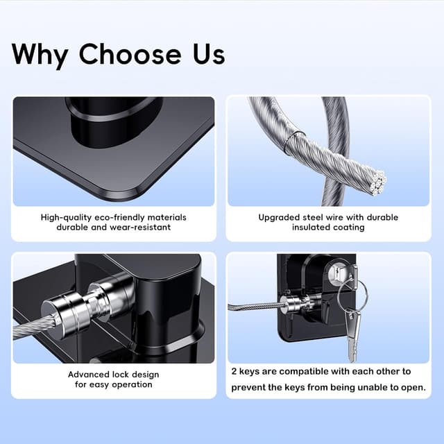 Detalle 2 de Two Pack Refrigerator Locks with Keys for Kids