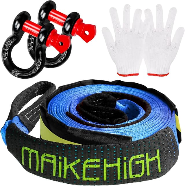 Imagen de MAIKEHIGH 10 Ton Tow Rope 5 m with Shackles en OfertitasTOP