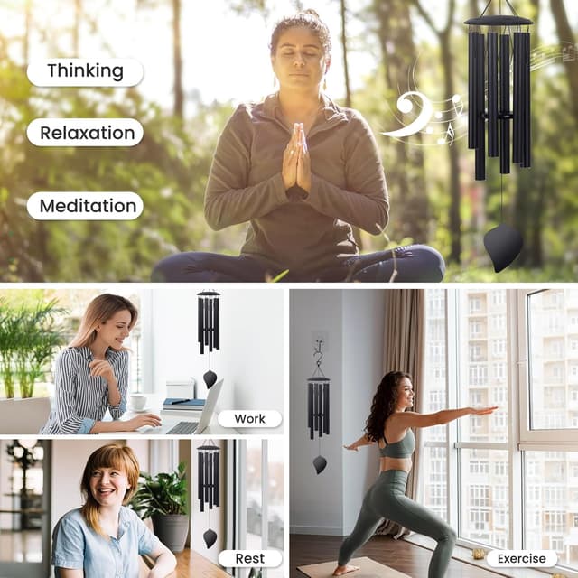 Detalle de YITGOG 40 inch wind chimes for garden