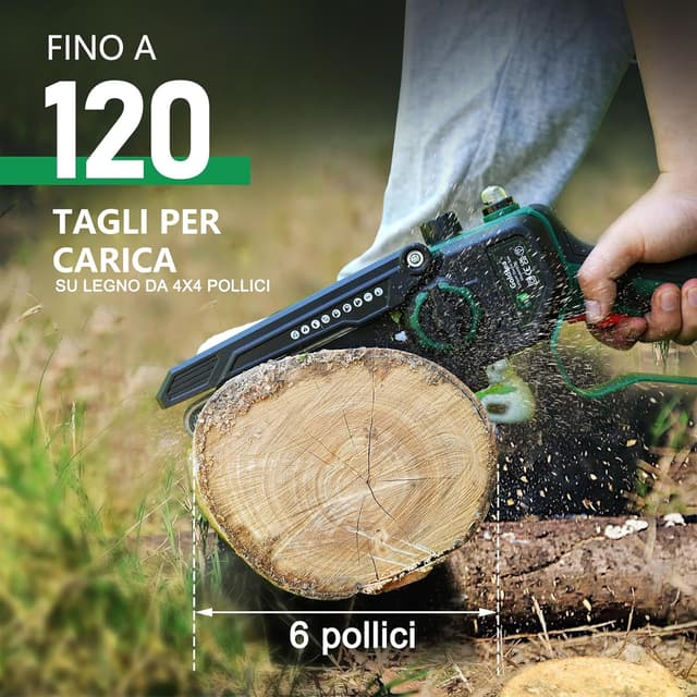 Thumbnail 5 de Mini Motosega Goldsea 6 pollici 8000mAh