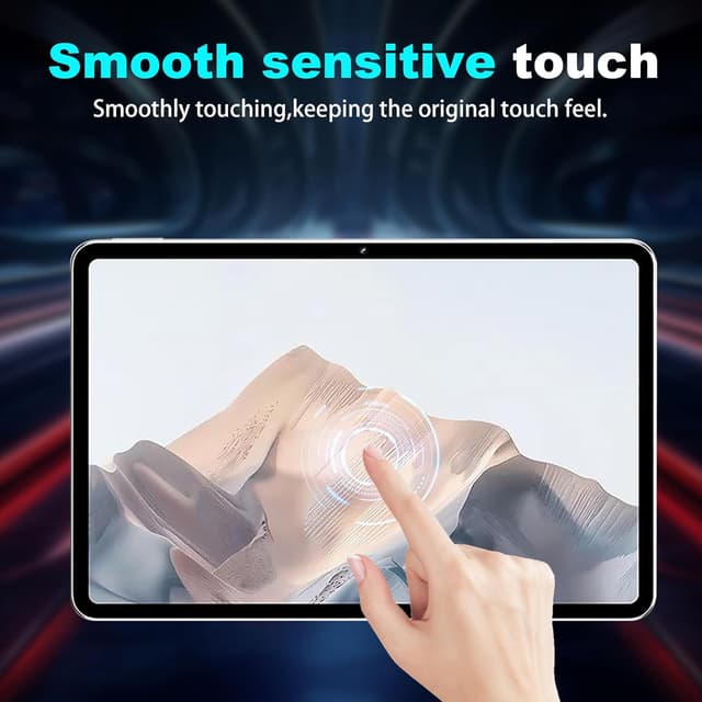 Detalle de Heioloo Schutzfolie (2 Stück) für ZTE nubia Pad Pro 10,9" – Panzerglas Display-Schutz 9H, blasenfrei