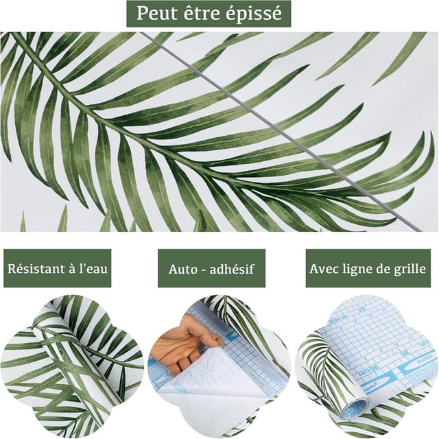 Thumbnail 1 de Hode Papier Adhesif Feuilles de Saule 44x5m