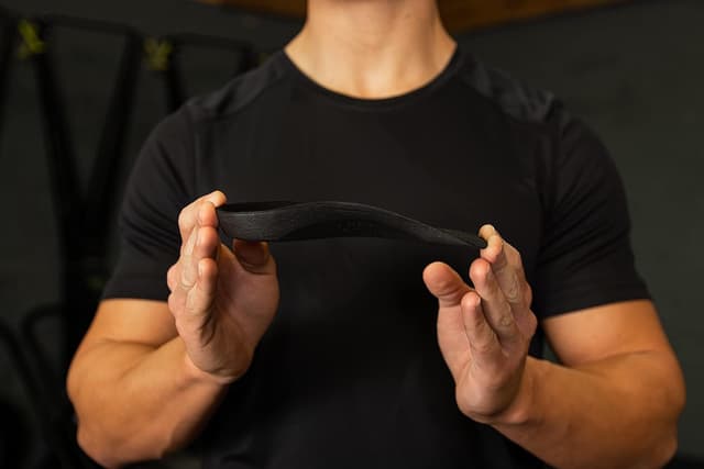 Detalle de PRO 11 Wellbeing 1 Pair of Slim Fit 3/4 Orthotic Insoles with Heel Pad for Plantar Fasciitis (7–8.5 UK, Black)