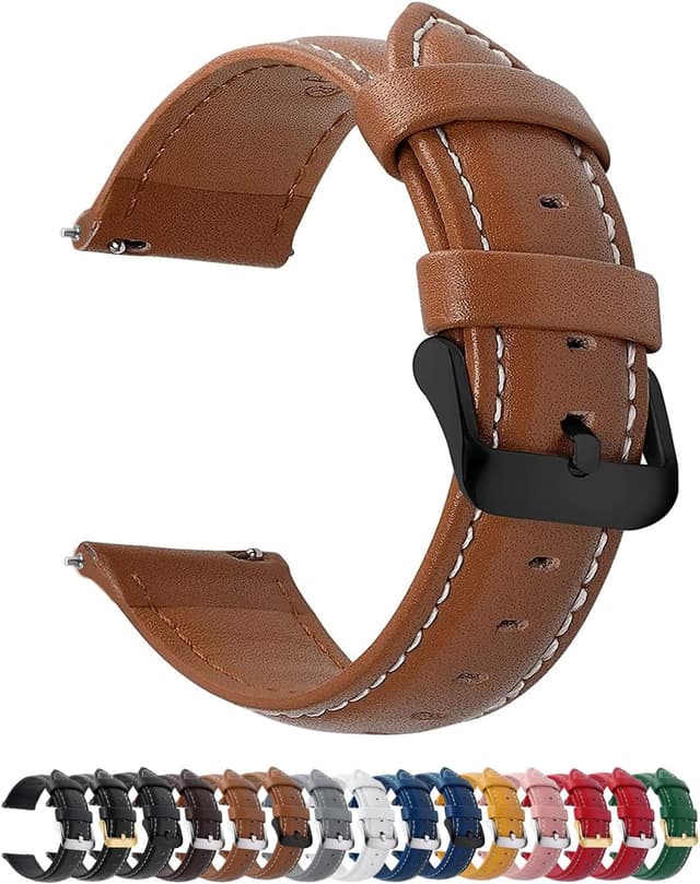 Imagen de Fullmosa Cinturino in Pelle 22mm Marrone en OfertitasTOP