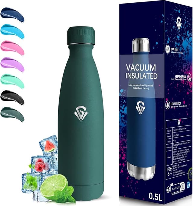 Detalle de Grsta Botella térmica 500 ml, mantiene 24 h fría