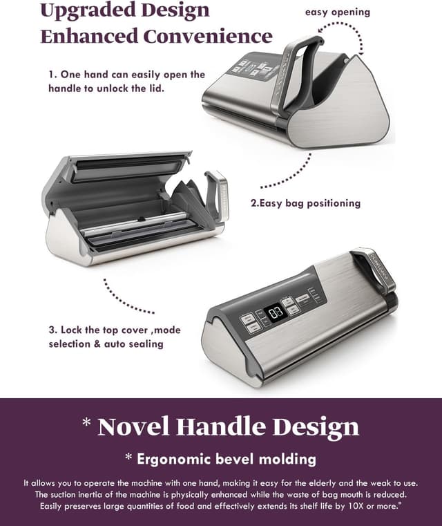 Thumbnail 2 de Mesliese Macchina per sottovuoto 95kPa 140W