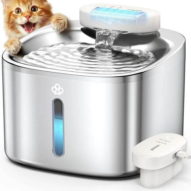 Imagen de oneisall Wireless Cat Water Fountain en OfertitasTOP