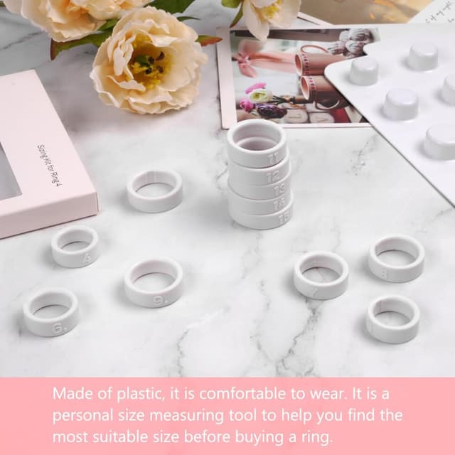 Detalle de OFFCUP Ring Sizing Kit (Sizes 4–15) – Measure Before You Buy