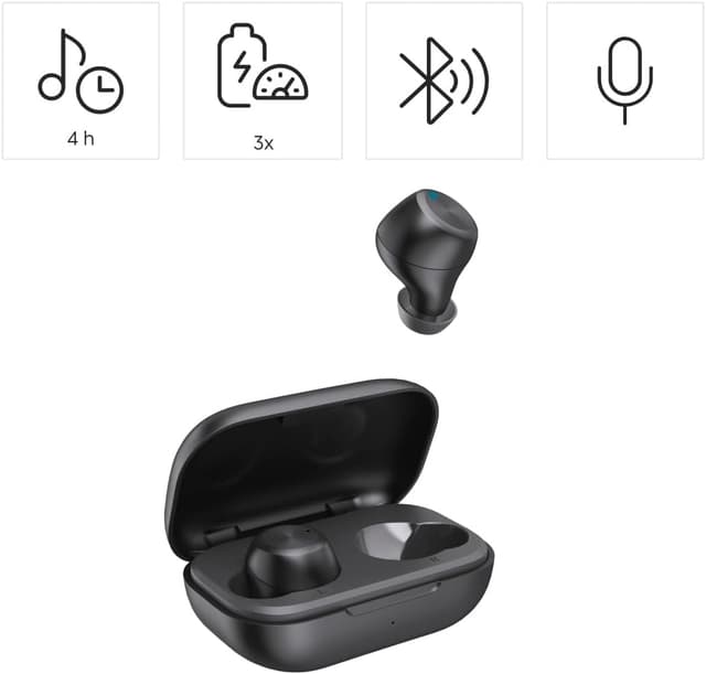 Detalle de Hama Bluetooth Kopfhörer In Ear 16h