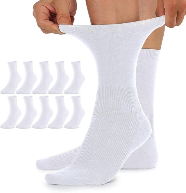 Thumbnail 6 de TUUHAW Diabetikersocken 10 Paar ohne Gummibund
