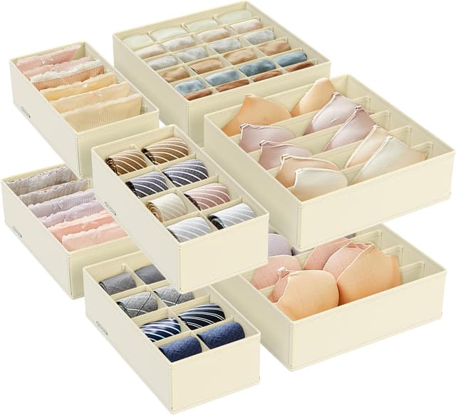 Thumbnail 6 de SONGMICS Unterwäsche-Organizer 8er Set 32x32x10 cm