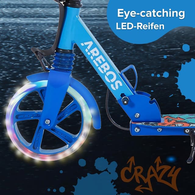 Detalle 2 de Arebos Cityroller Kickroller bis 100 kg