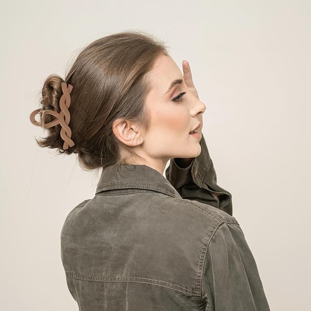 Thumbnail 6 de HBselect 8er-Pack Haarklammern mit Blumen-/Kralle-Design – Hairclips gegen Rutschen für dickes Haar