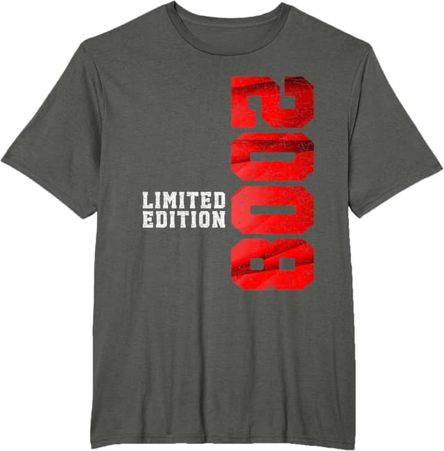 Thumbnail 5 de Cumpleaños 2008 Camiseta 18 Años