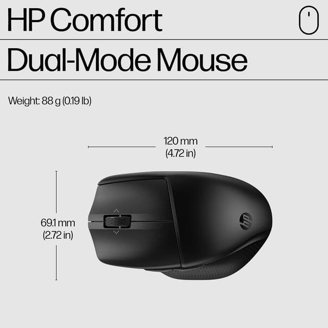Thumbnail 6 de HP 680 Comfort Dual-Mode Keyboard/Mouse Combo with Wave-Shape Keys, Quiet Clicks and 4D Tilt Wheel