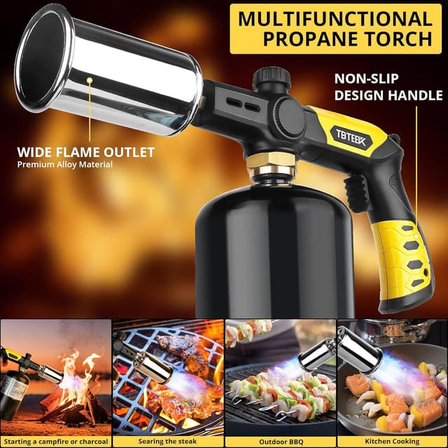 Thumbnail 5 de TBTeek Powerful Cooking Torch 2500°F