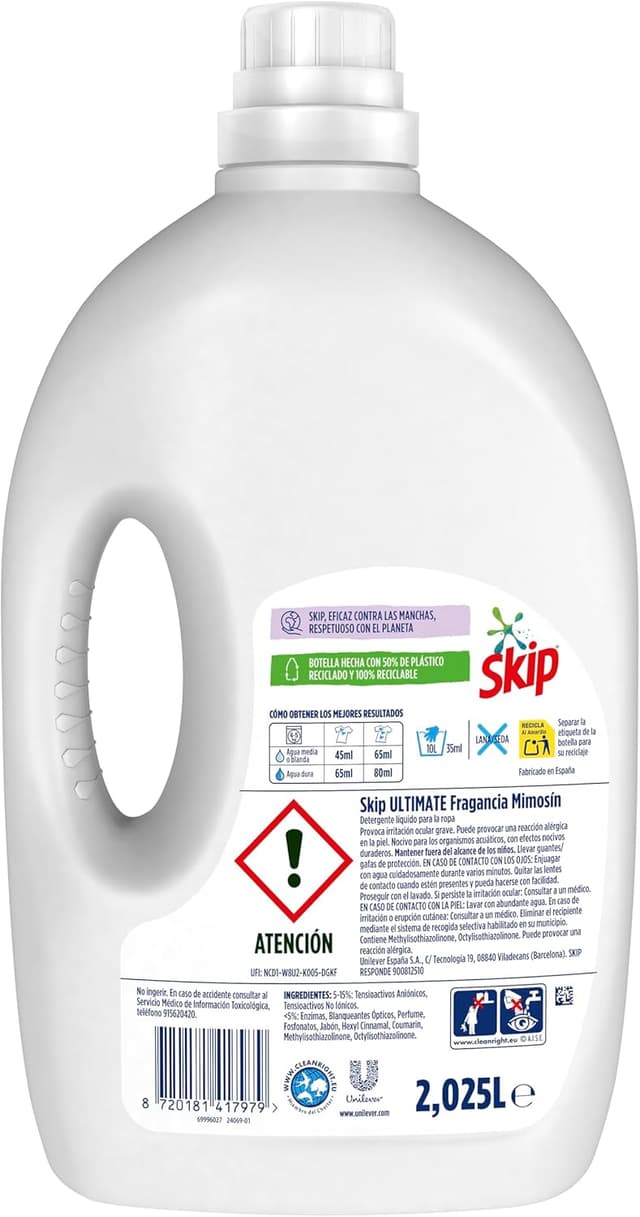 Thumbnail 5 de Skip Líquido Ultimate Mimosín 45 lav 🧴 Frescura y suavidad garantizadas