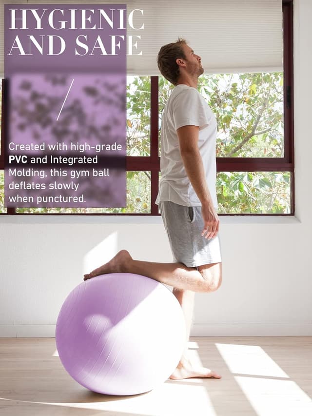 Thumbnail 3 de PhysKcal Gym Ball 85cm anti‑burst stability ball