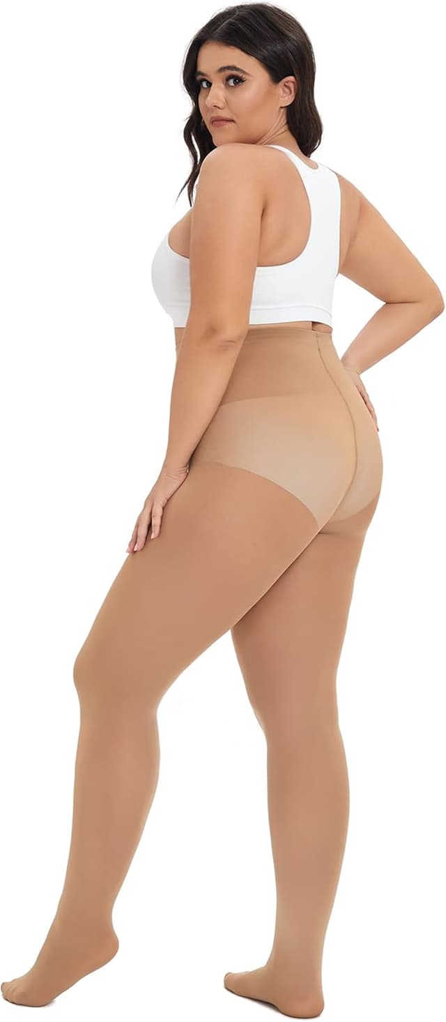 Thumbnail 6 de CozyWow Mallas talla grande cintura alta 80D 1X