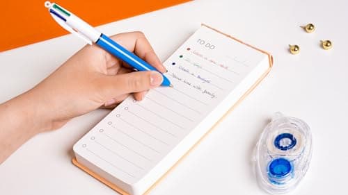 Thumbnail 5 de Bic Bolígrafos Original 4 colores, caja de 12 ✍️