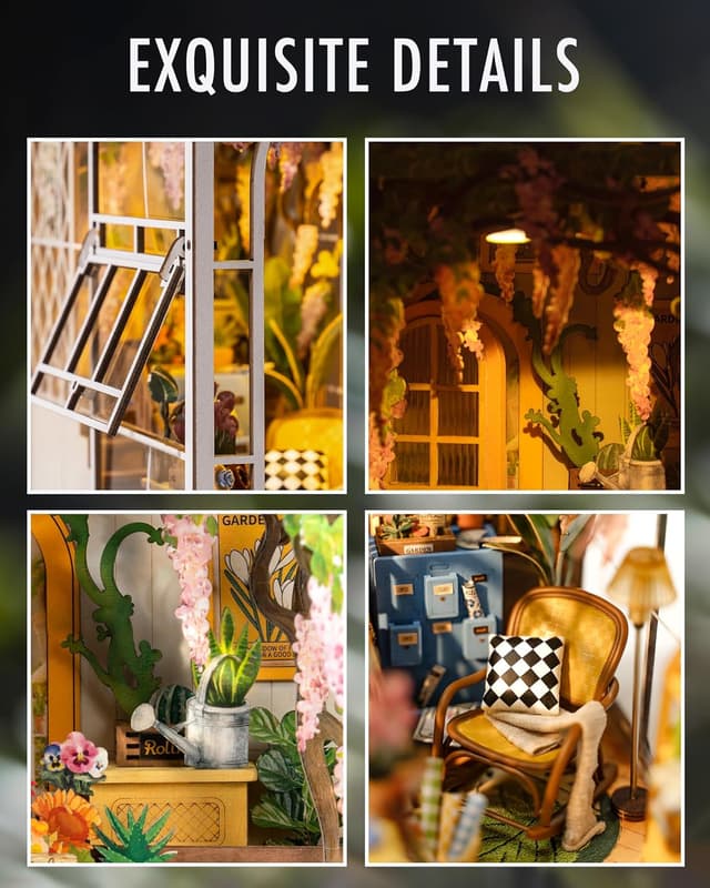 Thumbnail 2 de Rolife Book Nook kit miniature 176 pièces