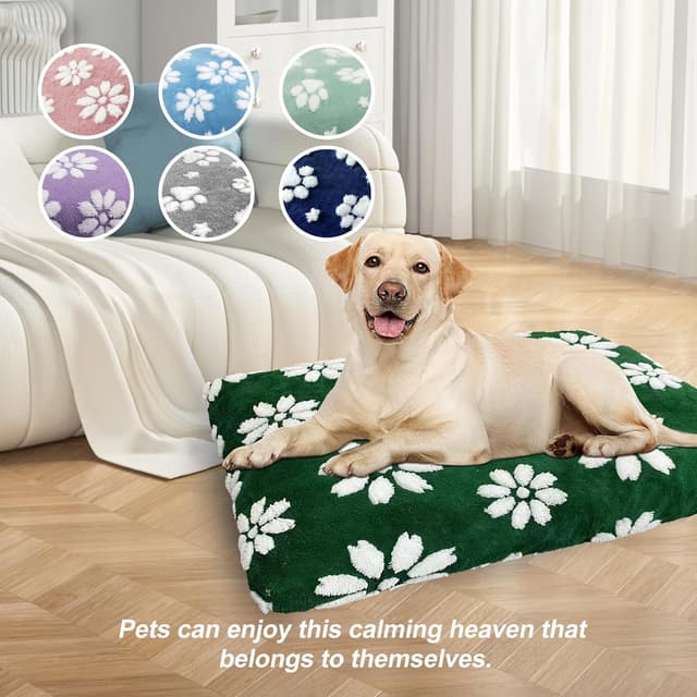 Detalle 2 de Yaning Large Dog Bed (89x56x10cm) with Removable Washable Cover and Anti-Slip Base