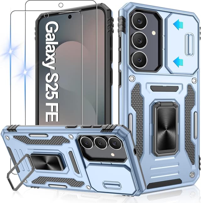 Detalle de Samsung Galaxy S25 FE Hülle mit 360° Stand