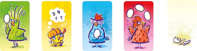 Detalle 2 de Schmidt Spiele 40897 Henrys Hennen – „Drei Magier“ Kartenspiel für Kinder (2–6 Spieler)