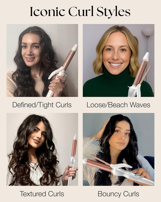 Detalle 2 de Lily England 25mm Ceramic Curling Wand for Hair 🎀