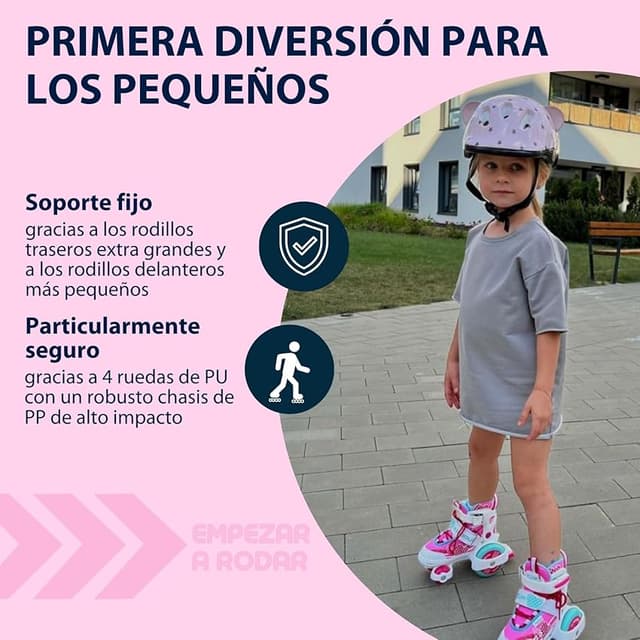 Thumbnail 2 de HUDORA Roller Skates My First Quad — Patines infantiles ajustables 20 kg