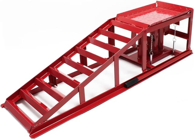Thumbnail 2 de Wiltec Auffahrrampe 2X hydraulischer Wagenheber