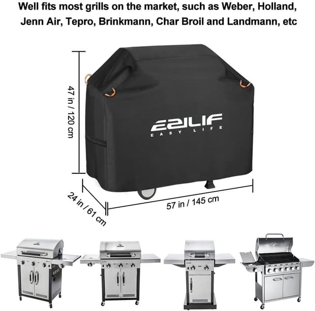 Thumbnail 1 de Ezilif BBQ Cover 147x61x117cm